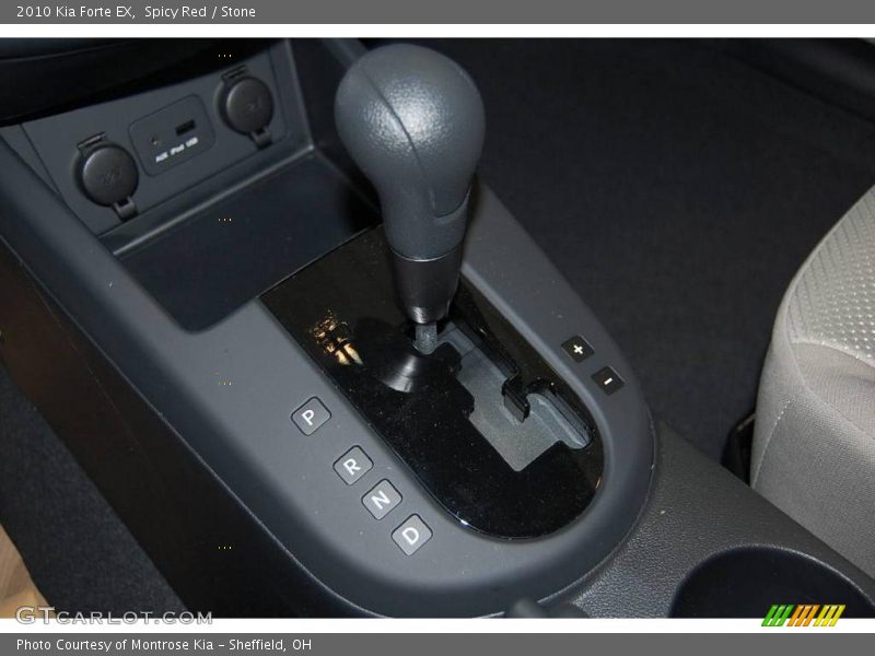 Spicy Red / Stone 2010 Kia Forte EX