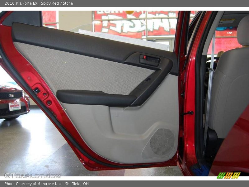 Spicy Red / Stone 2010 Kia Forte EX