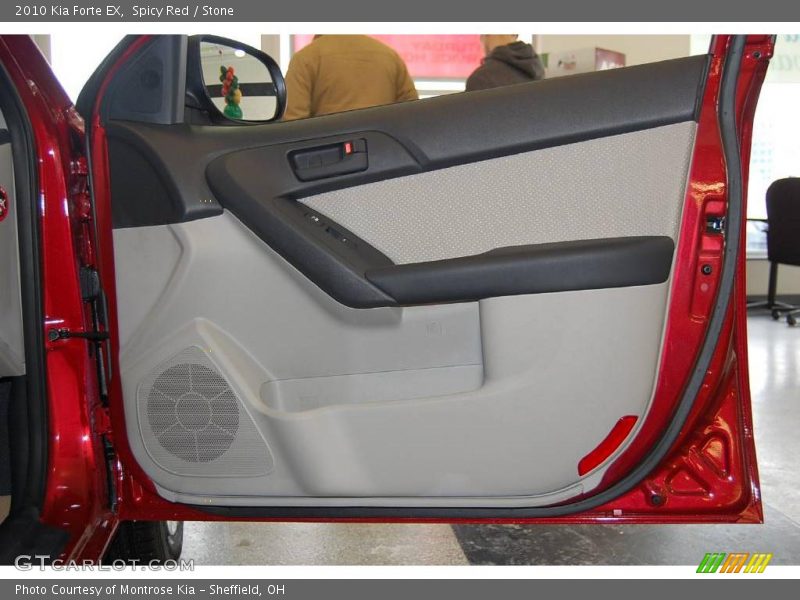 Spicy Red / Stone 2010 Kia Forte EX