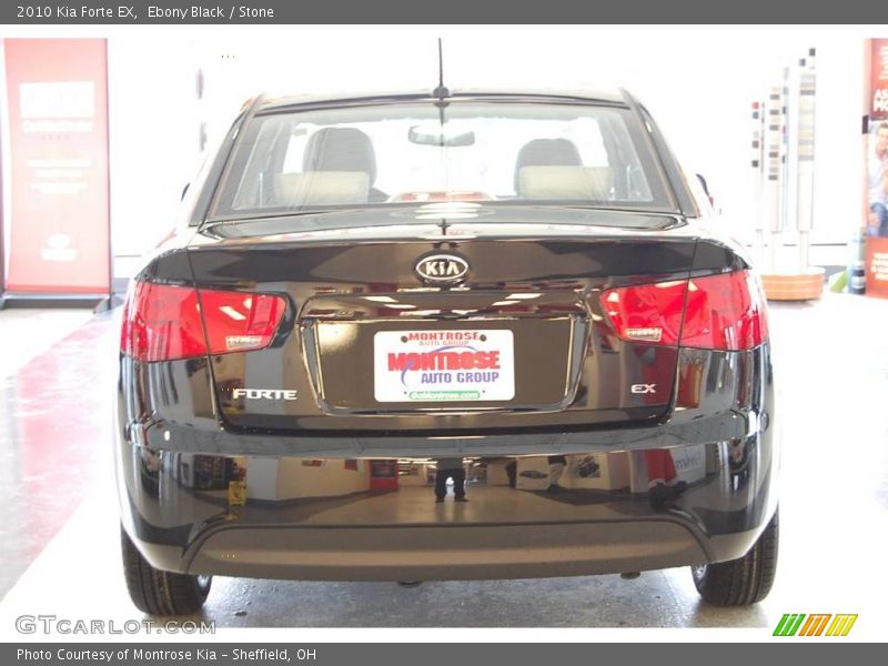 Ebony Black / Stone 2010 Kia Forte EX