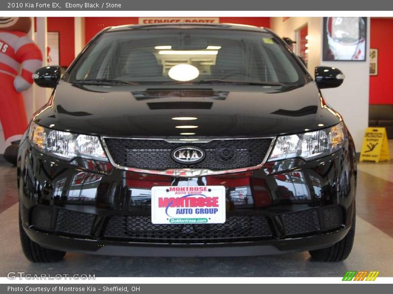 Ebony Black / Stone 2010 Kia Forte EX