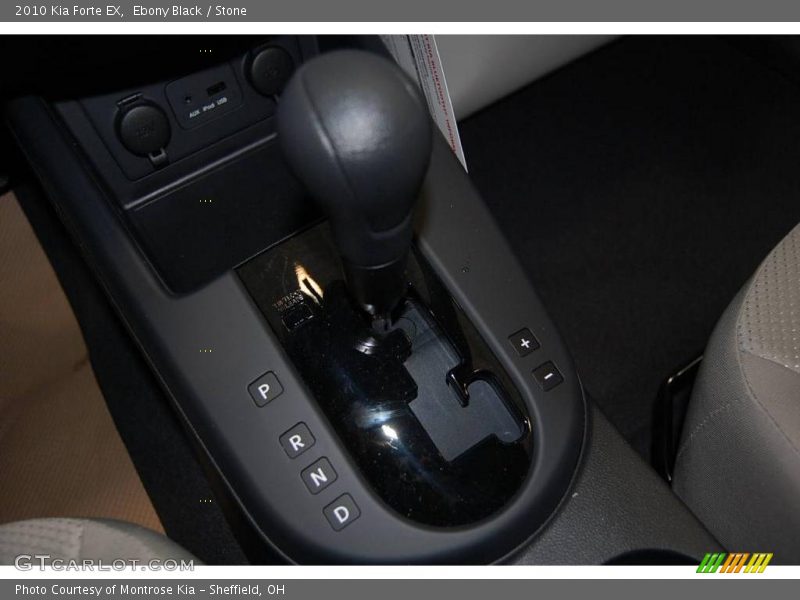 Ebony Black / Stone 2010 Kia Forte EX