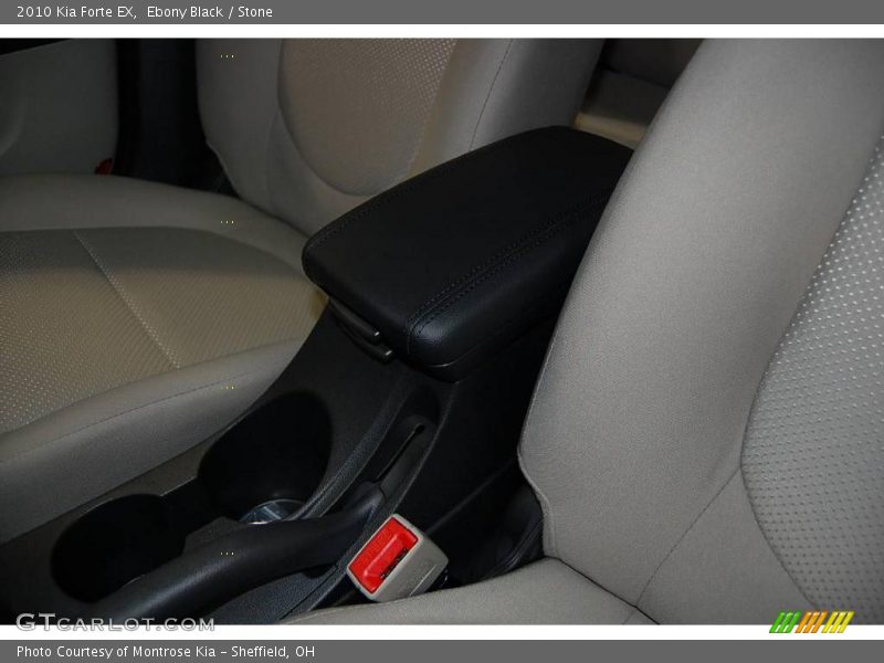 Ebony Black / Stone 2010 Kia Forte EX