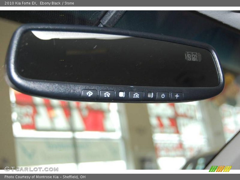 Ebony Black / Stone 2010 Kia Forte EX