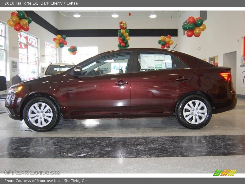 Dark Cherry / Coffee 2010 Kia Forte EX