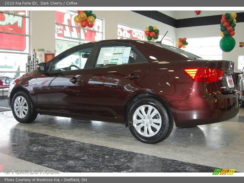 Dark Cherry / Coffee 2010 Kia Forte EX