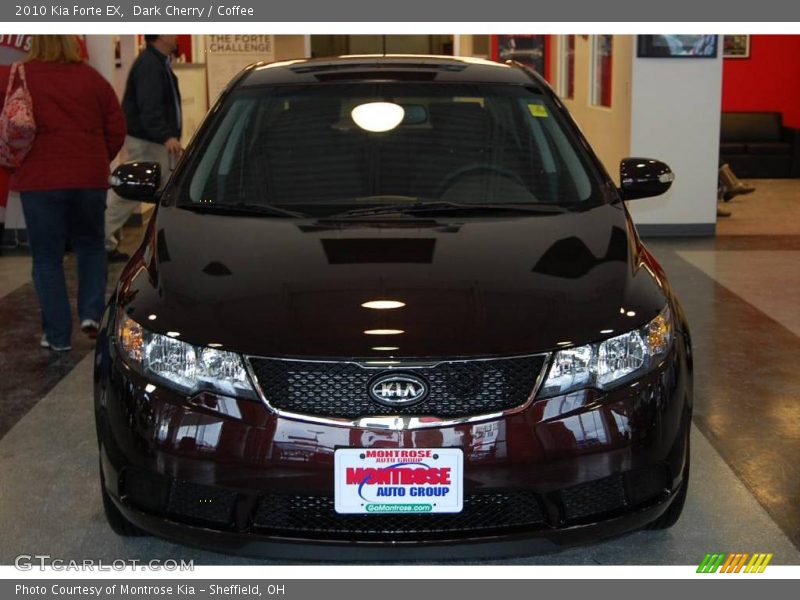 Dark Cherry / Coffee 2010 Kia Forte EX