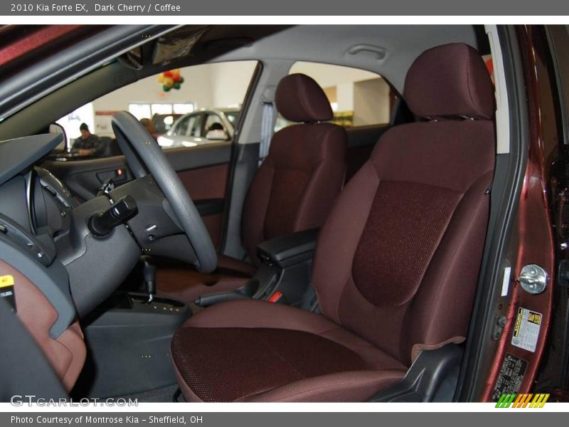 Dark Cherry / Coffee 2010 Kia Forte EX