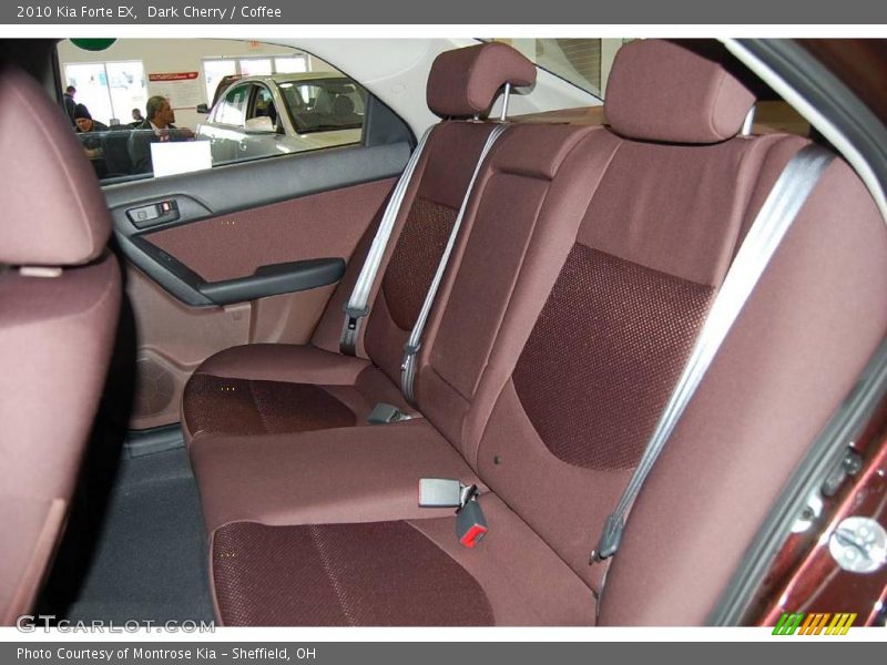 Dark Cherry / Coffee 2010 Kia Forte EX
