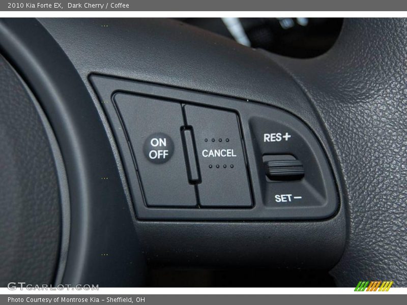 Dark Cherry / Coffee 2010 Kia Forte EX