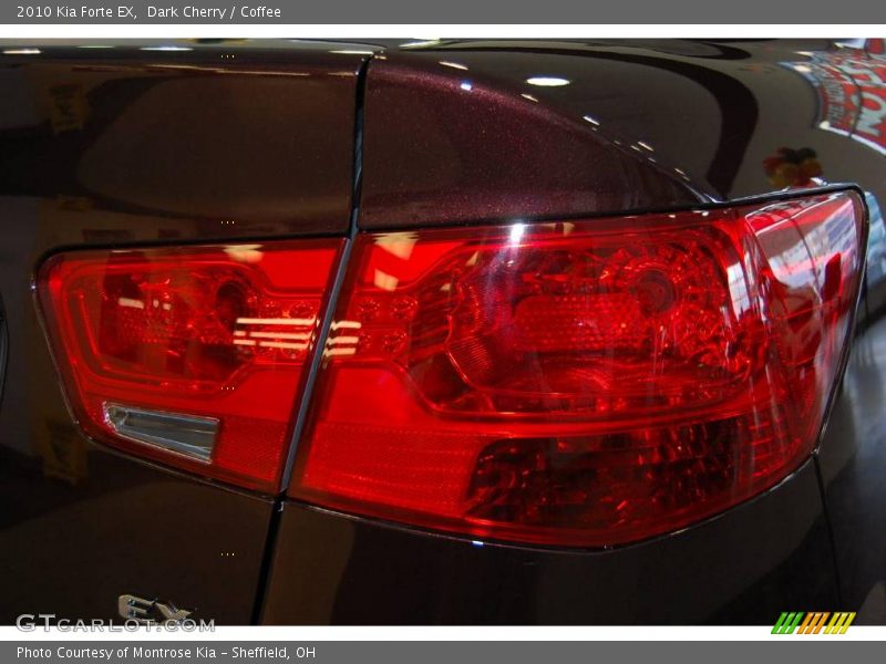 Dark Cherry / Coffee 2010 Kia Forte EX