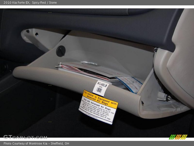 Spicy Red / Stone 2010 Kia Forte EX