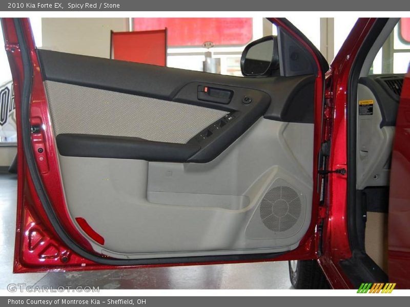 Spicy Red / Stone 2010 Kia Forte EX