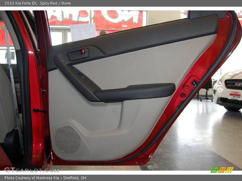 Spicy Red / Stone 2010 Kia Forte EX