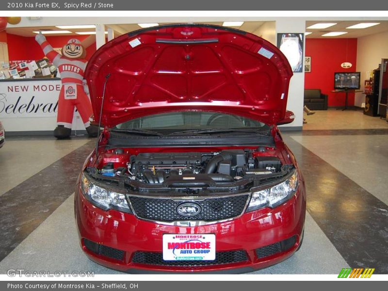 Spicy Red / Stone 2010 Kia Forte EX