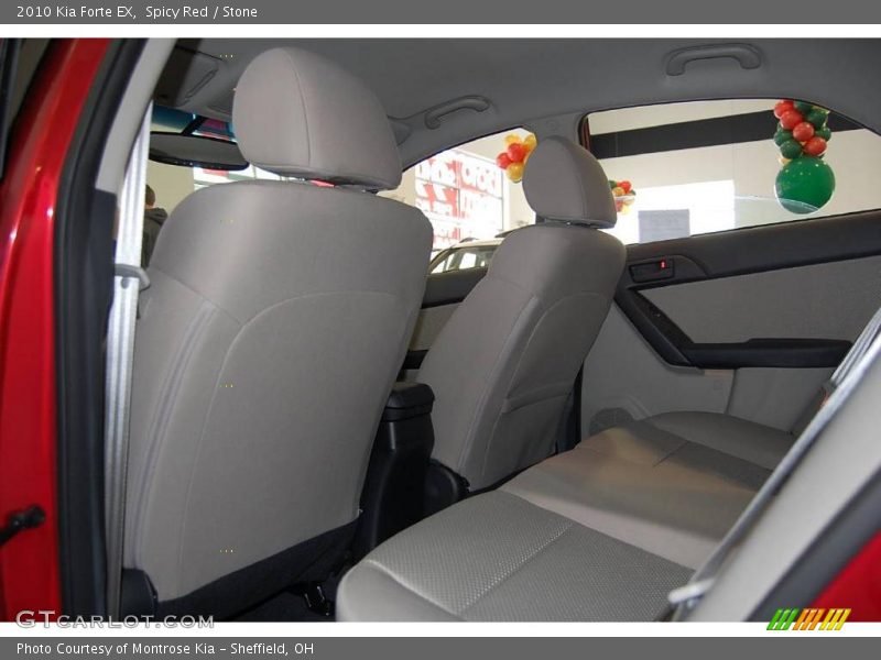Spicy Red / Stone 2010 Kia Forte EX