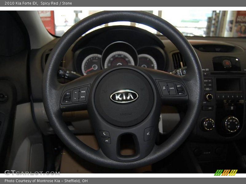 Spicy Red / Stone 2010 Kia Forte EX