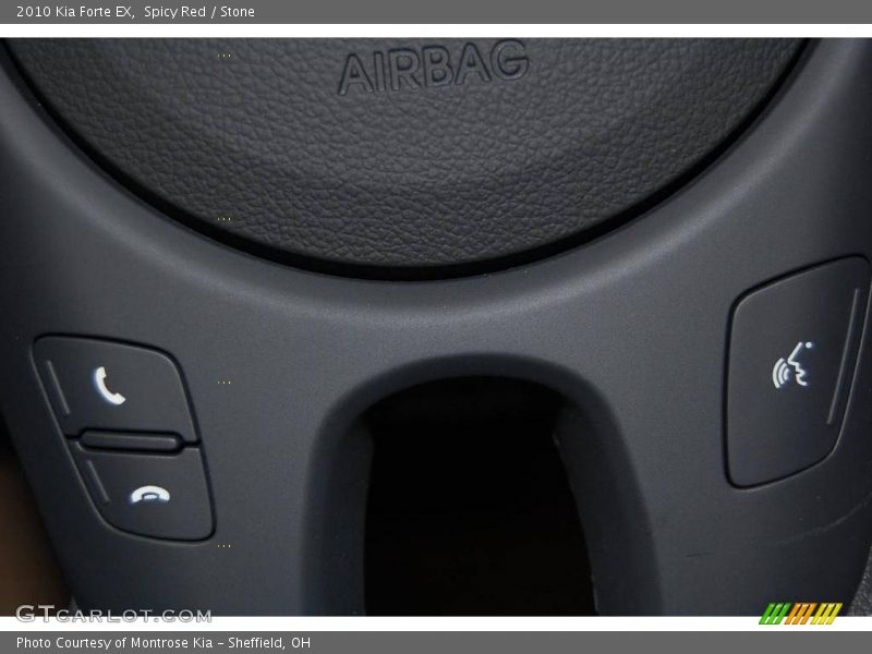 Spicy Red / Stone 2010 Kia Forte EX