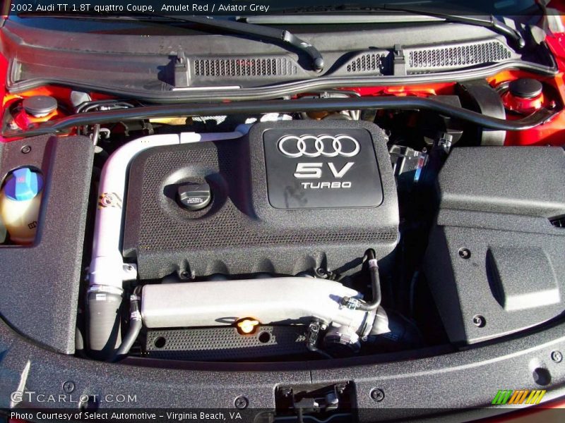 Amulet Red / Aviator Grey 2002 Audi TT 1.8T quattro Coupe