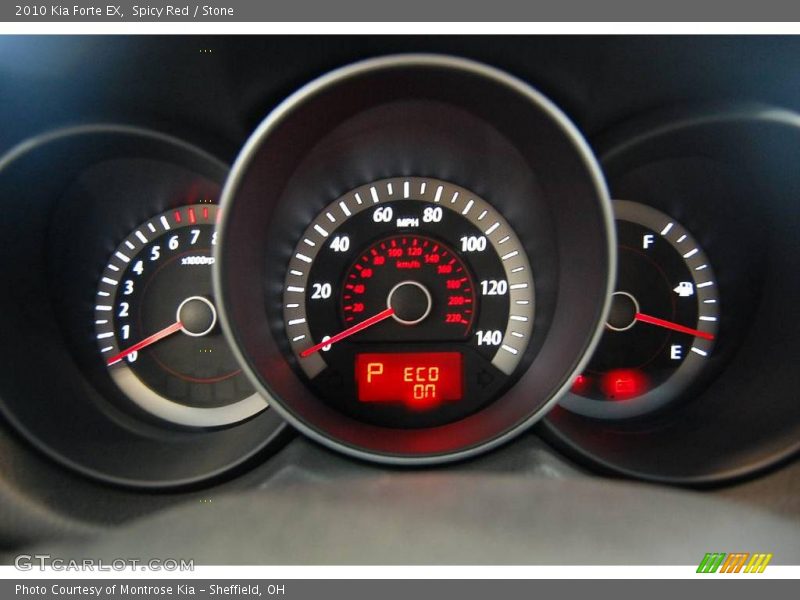 Spicy Red / Stone 2010 Kia Forte EX