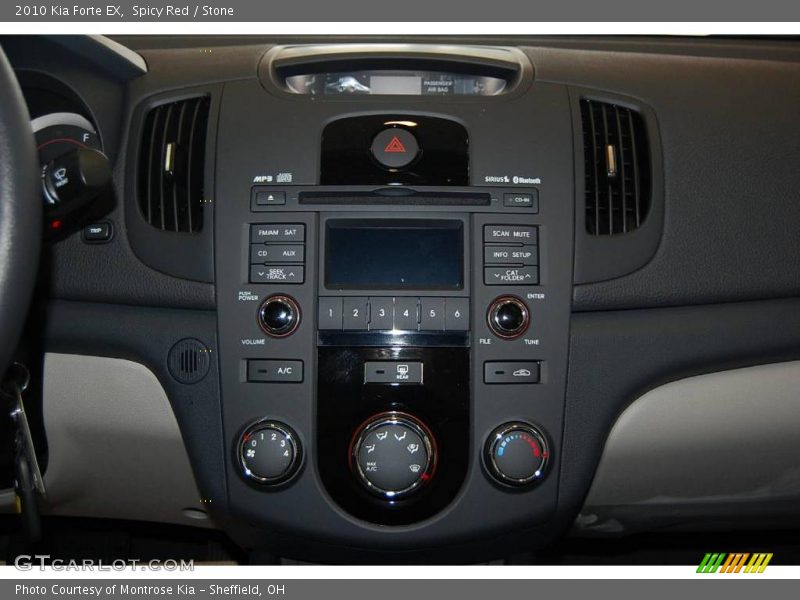 Spicy Red / Stone 2010 Kia Forte EX