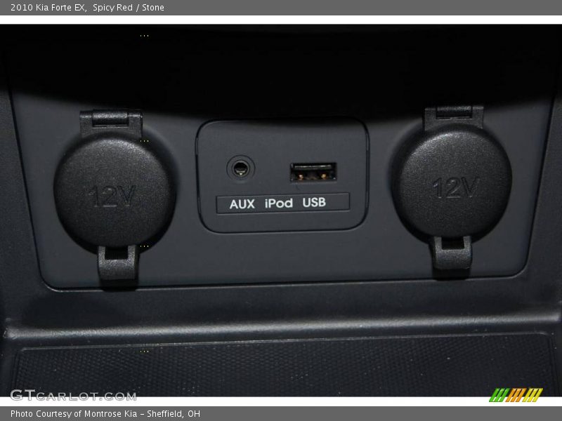 Spicy Red / Stone 2010 Kia Forte EX