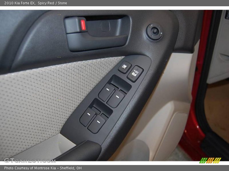 Spicy Red / Stone 2010 Kia Forte EX