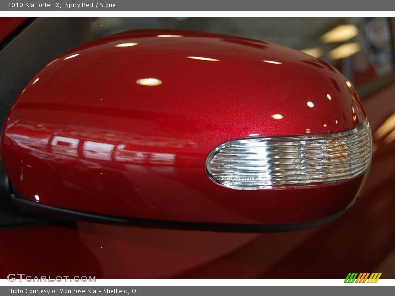 Spicy Red / Stone 2010 Kia Forte EX