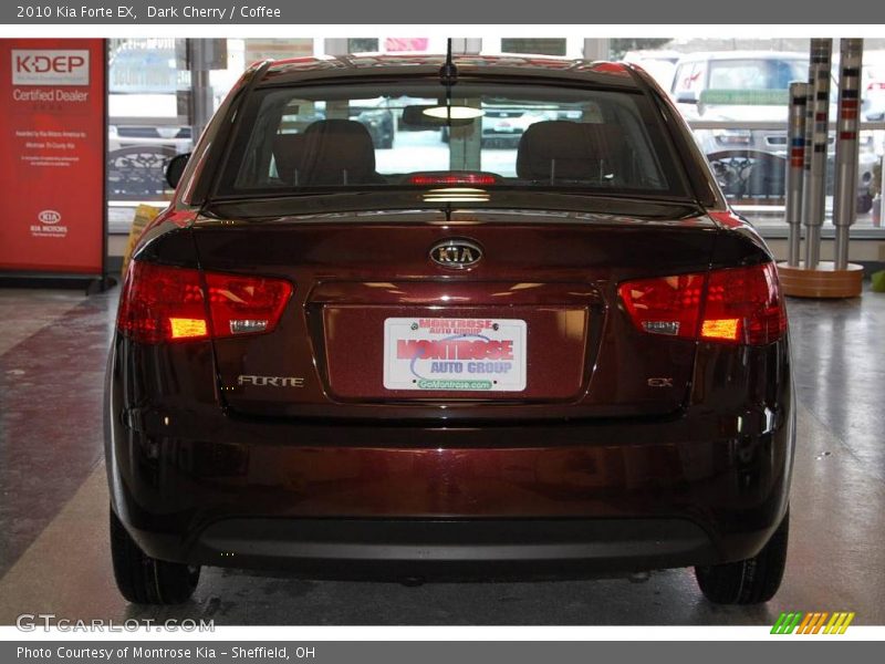 Dark Cherry / Coffee 2010 Kia Forte EX