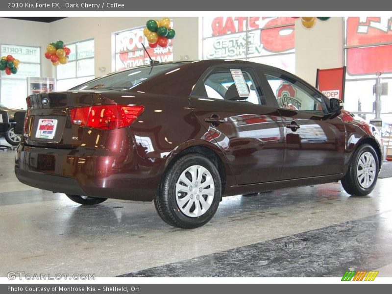 Dark Cherry / Coffee 2010 Kia Forte EX