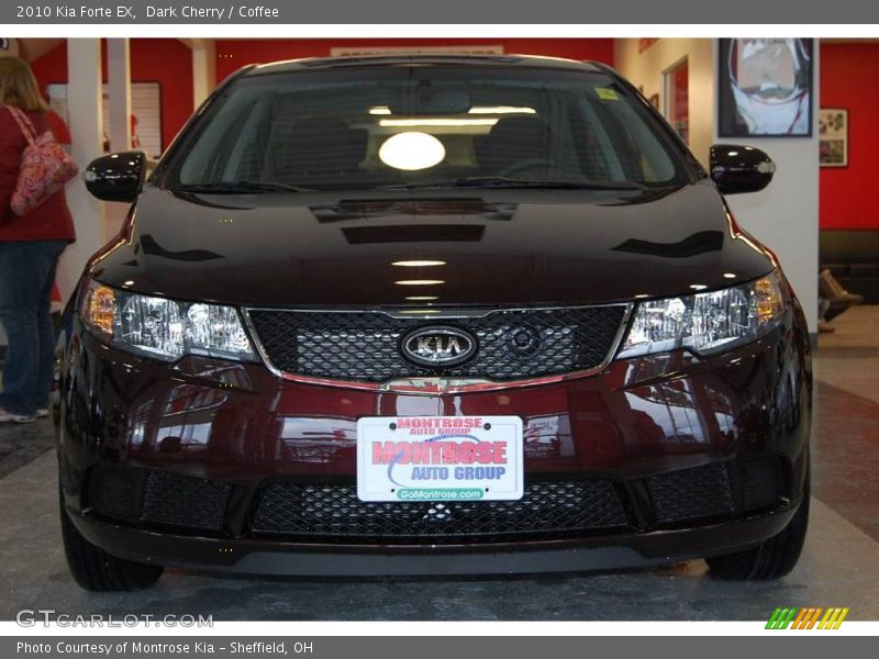 Dark Cherry / Coffee 2010 Kia Forte EX