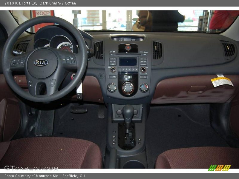 Dark Cherry / Coffee 2010 Kia Forte EX