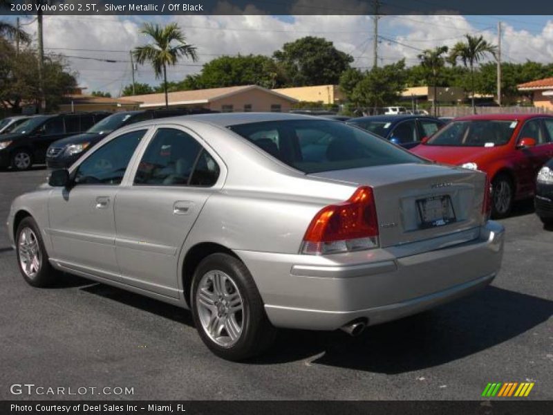 Silver Metallic / Off Black 2008 Volvo S60 2.5T