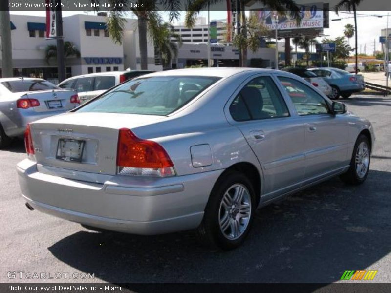 Silver Metallic / Off Black 2008 Volvo S60 2.5T