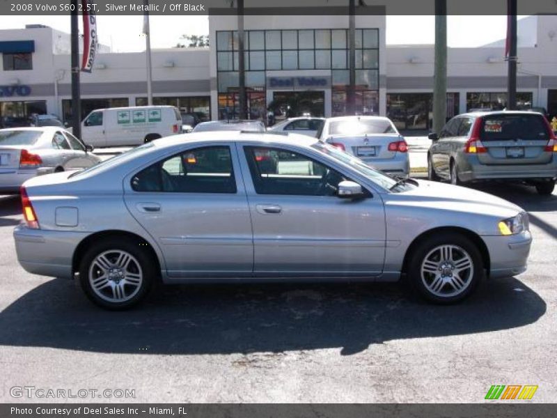 Silver Metallic / Off Black 2008 Volvo S60 2.5T