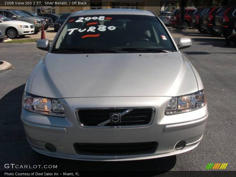 Silver Metallic / Off Black 2008 Volvo S60 2.5T