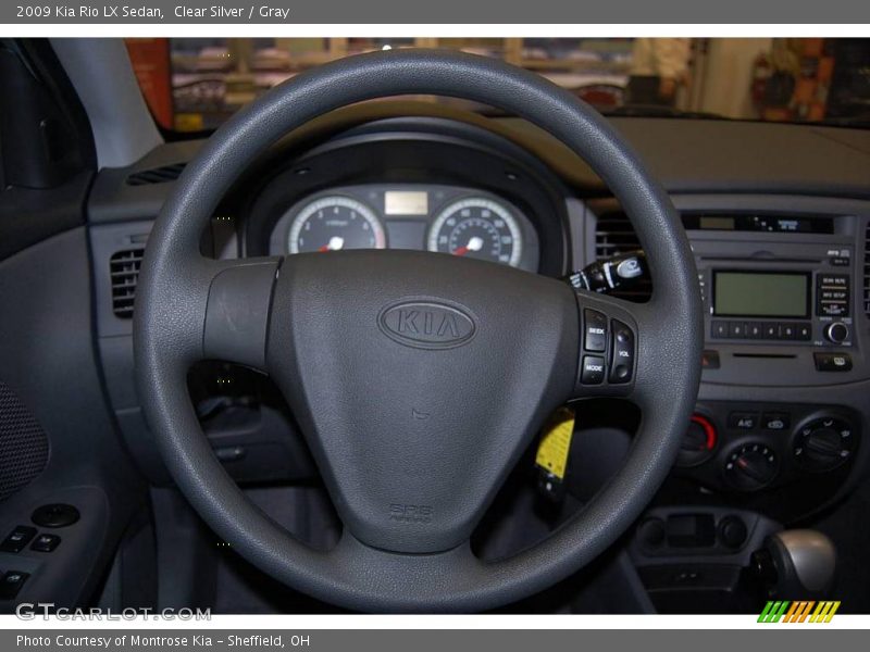 Clear Silver / Gray 2009 Kia Rio LX Sedan