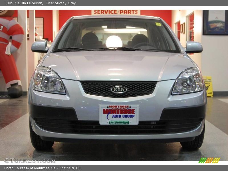 Clear Silver / Gray 2009 Kia Rio LX Sedan