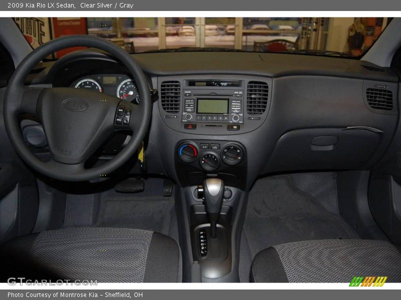 Clear Silver / Gray 2009 Kia Rio LX Sedan