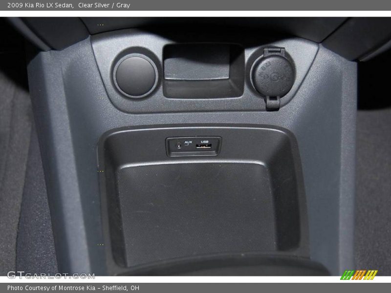Clear Silver / Gray 2009 Kia Rio LX Sedan