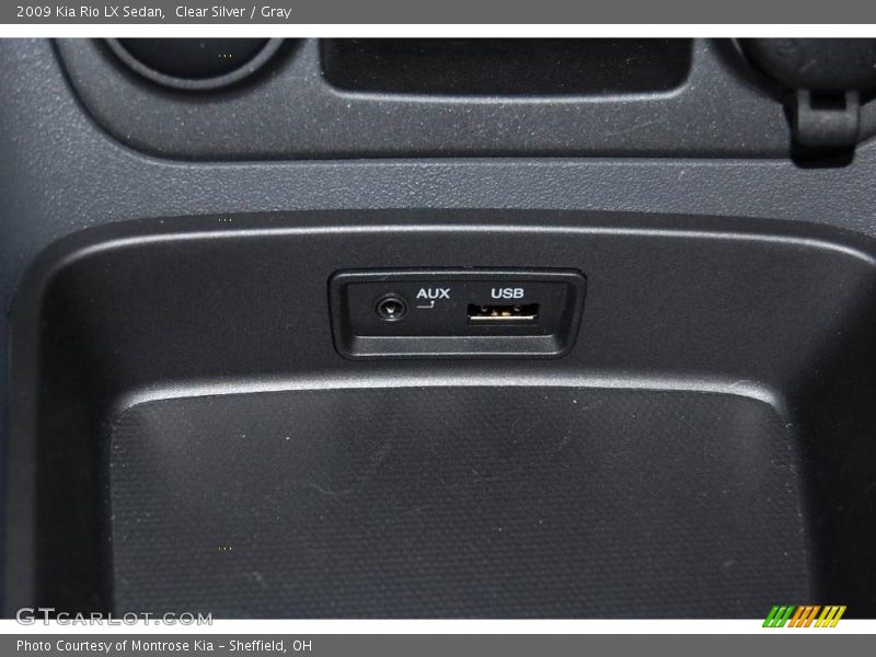 Clear Silver / Gray 2009 Kia Rio LX Sedan