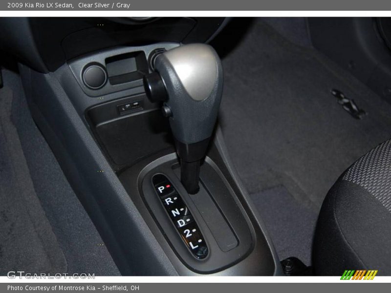 Clear Silver / Gray 2009 Kia Rio LX Sedan