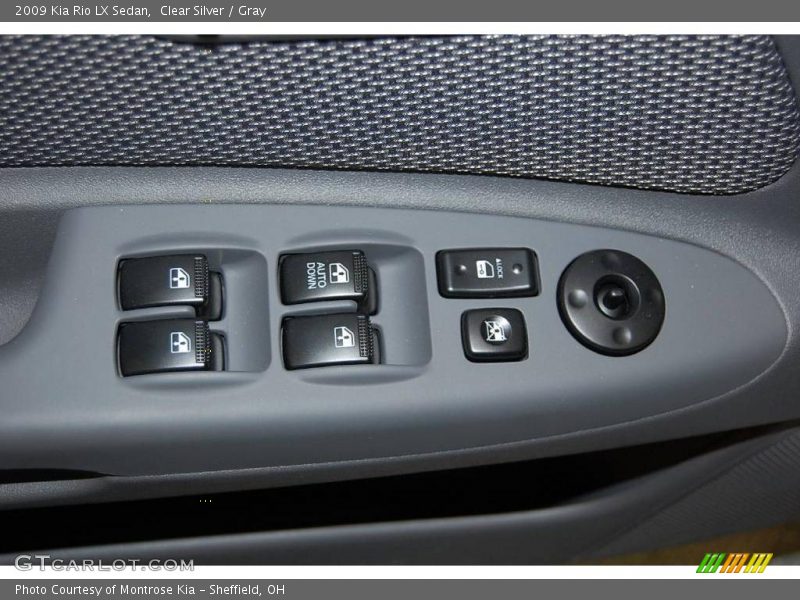 Clear Silver / Gray 2009 Kia Rio LX Sedan