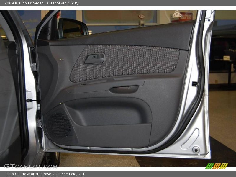 Clear Silver / Gray 2009 Kia Rio LX Sedan