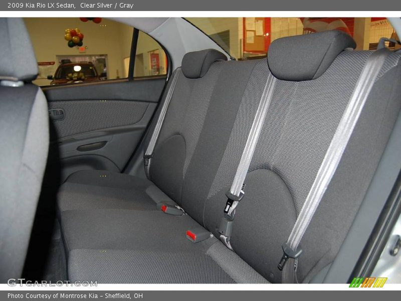 Clear Silver / Gray 2009 Kia Rio LX Sedan