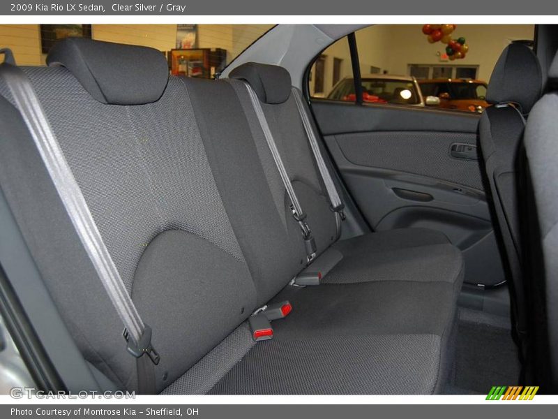 Clear Silver / Gray 2009 Kia Rio LX Sedan