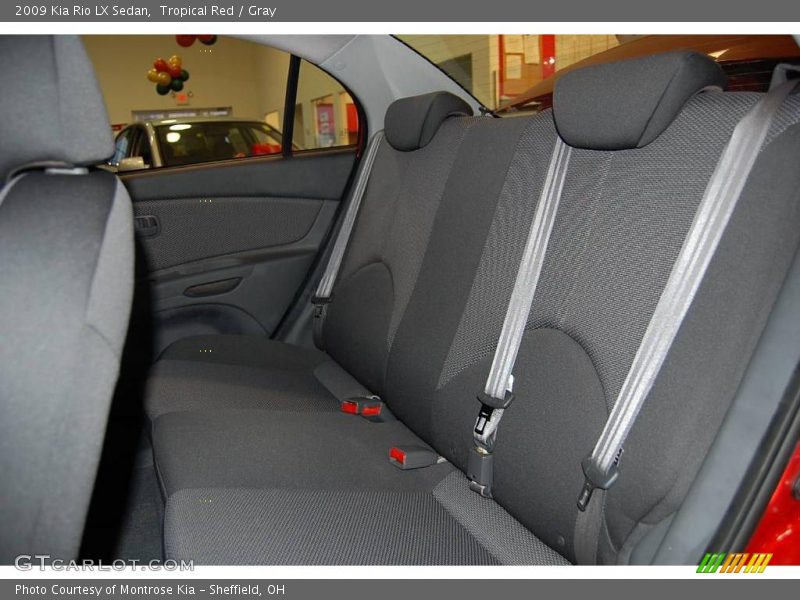 Tropical Red / Gray 2009 Kia Rio LX Sedan