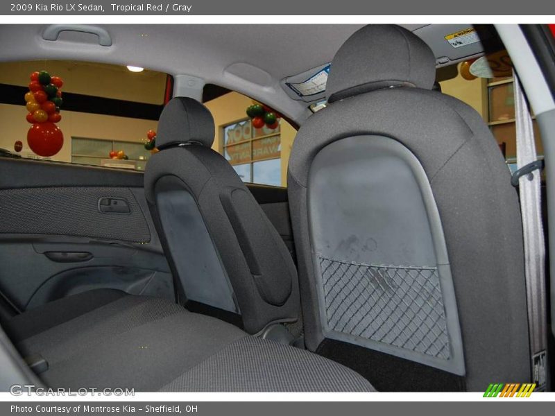 Tropical Red / Gray 2009 Kia Rio LX Sedan