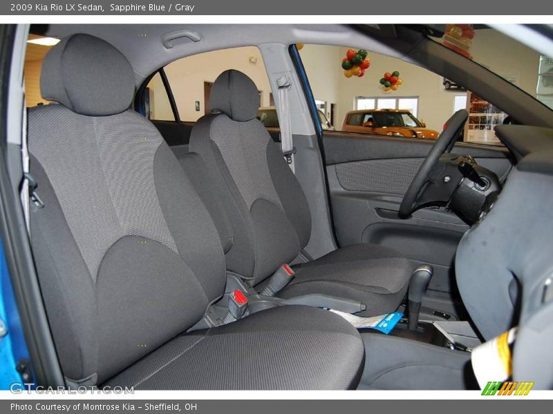 Sapphire Blue / Gray 2009 Kia Rio LX Sedan