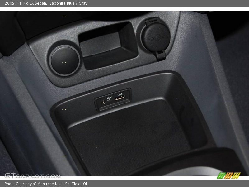 Sapphire Blue / Gray 2009 Kia Rio LX Sedan